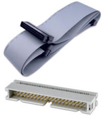 68 pin IDC SCSI ribbon connector